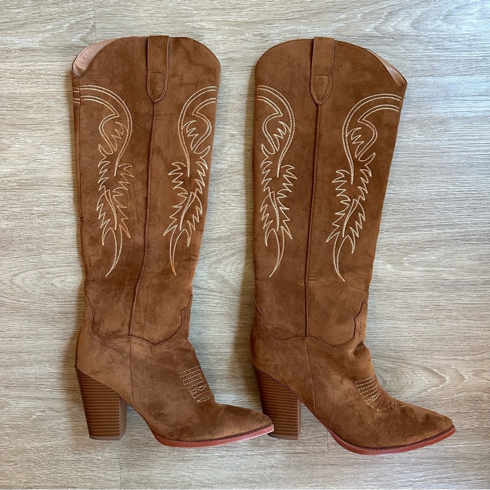 Western Knee High Boots - Picture 3 of 8